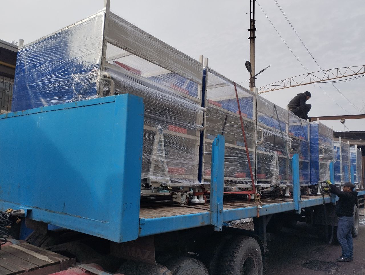 Loading the finished products